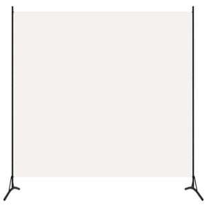 Paravan de cameră cu 1 panou, alb, 175 x 180 cm