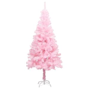 Pom de Crăciun artificial cu suport, roz, 150 cm, PVC