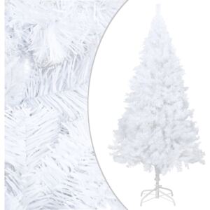 Pom de Crăciun artificial cu ramuri groase, alb, 180 cm, PVC