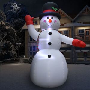 Om de zăpadă gonflabil pentru Crăciun cu LED, IP44, 10 m, XXL