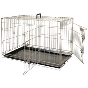 FLAMINGO Cușcă pentru animale de companie Ebo maro metalic 77x47x55cm 517581