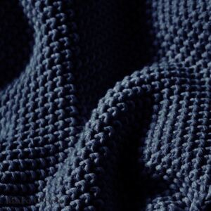 Pled tricotat O´Polo Nordic Indigo albastru 170 cm