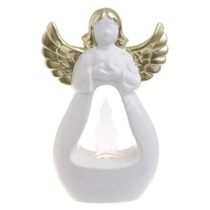 Angel Decoratiune luminoasa, Alb
