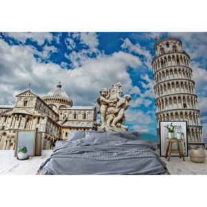 Fototapet - Leaning Tower Of Pisa Italy Vliesová tapeta - 368x254 cm