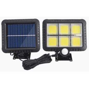 Proiector solar 120 LED, cu senzor și telecomandă