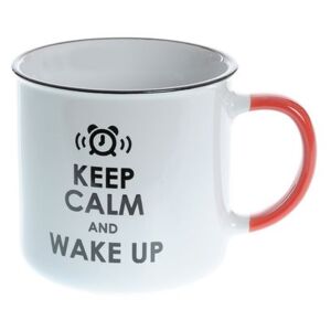Cana ceramica Keep calm and wake up