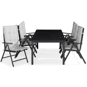 Mese și scaune VG4360 Negru + alb