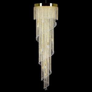 Plafoniera Cristal Spirala L455CE Crystal