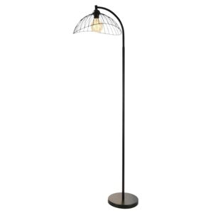[lux.pro] Lampadar Dortmund, 1 x E27, max. 60W, 157 cm, metal, negru