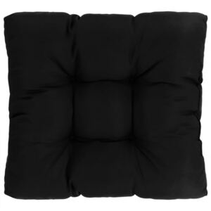 Perna de scaun de gradina negru 60x60x10 cm material textil