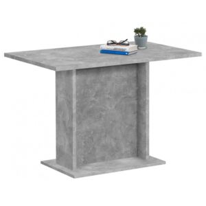 Koohashop FMD Masă de bucătărie gri beton 110 cm