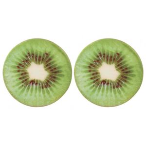 Koohashop Perne decorative 2 buc. imprimeu cu fruct kiwi