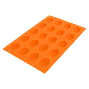 Forma din silicon Fursecuri pentru 20 b. - portocaliu - Mărimea 29,5x17,5x1 cm