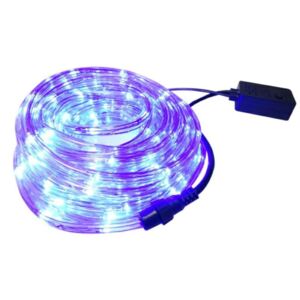 Instalatie Tip Furtun Luminos LED pentru Craciun, Lumina Albastra, Exterior Interior, Lungime 20m, 480 LED-uri