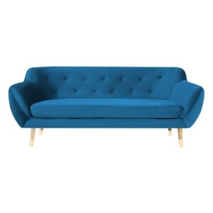 Canapea cu 3 locuri Mazzini Sofas Amelie, albastru