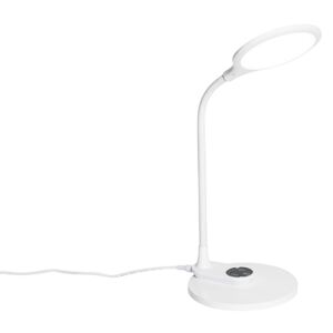 Lampă de masă și de perete alb, inclusiv LED cu regulator tactil - Joni