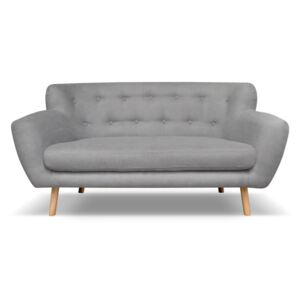 Canapea cu 2 locuri Cosmopolitan design London, gri deschis