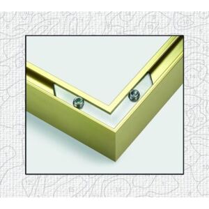 Rama aluminiu Schipper, Triptic - Shiny Gold, 50 x 80 cm