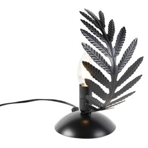 Lampă de masă vintage neagră - Botanica
