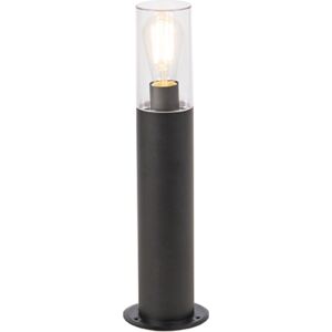 Lampă de exterior modernă în picioare, neagră, 50 cm - Rullo