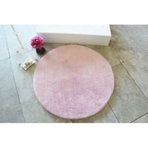Covoras baie Confetti Bathmats Colors of Light Pink, ⌀ 90 cm, roz deschis