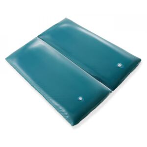 Saltea Wave, vinil, albastra, 200 x 180 x 20 cm
