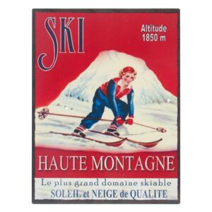 Tablou Antic Line Ski, 25 x 33 cm