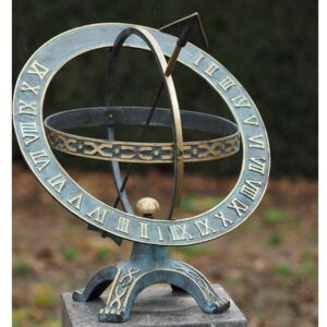 Ceas solar de bronz Sundial 42 cm
