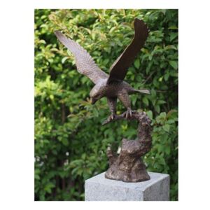 Statuie de bronz moderna Flying Eagle 76x37x56 cm