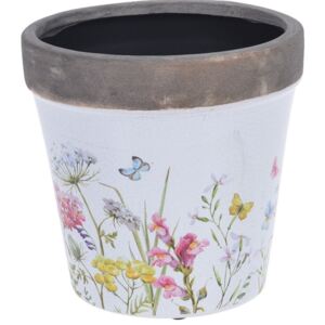 Ghiveci ceramic pentru flori Spring Flowers, 16 x 15,8 cm