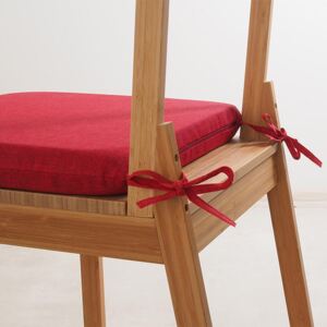Pernă de şezut cu husă lavabilă, roşie