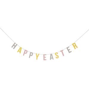 Ghirlandă din hârtie Bloomingville Pastel Easter, lungime 200 cm