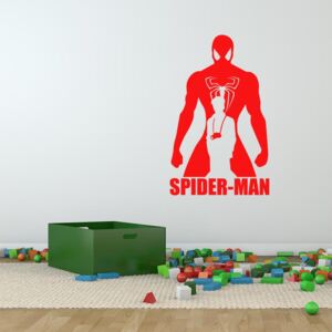GLIX Avengers Spider Man - autocolant de perete Rosu 120x75 cm