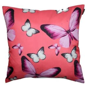 Pernă Domarex Butterfly, roz, 40 x 40 cm