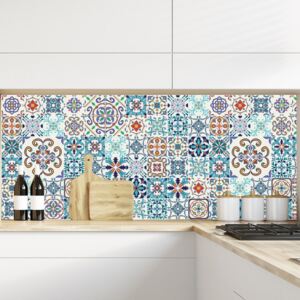Set 60 autocolante Ambiance Tiles Azulejos Antibes, 10 x 10 cm