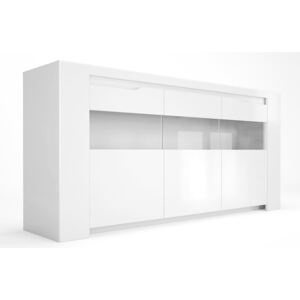 Cabinet VG6510 Alb + alb lucios
