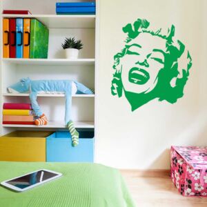 GLIX Marilyn - autocolant de perete Verde deschis 100 x 120 cm