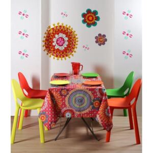 Față de masă antipată multicoloră Colima 155x155 cm