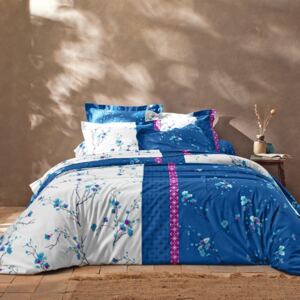 Lenjerie de pat Kimori Colombine - albastră - Mărimea 70x90cm, plapumă 140x200cm