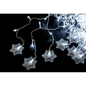 Ghirlande luminoase 100LED 5m -8 funcții Snowflakes
