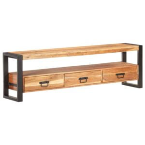 Comodă TV, 150 x 30 x 45 cm, lemn masiv de acacia