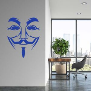 Anonymous - autocolant de perete Albastru 50 x 65 cm