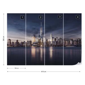 Fototapet - New York City Sunrise Tapet nețesute - 416x290 cm