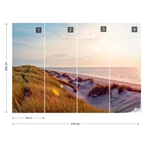 Fototapet - Dune Sunrise Tapet nețesute - 416x290 cm