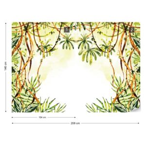 GLIX Fototapet - Into the Jungle Tapet nețesute - 208x146 cm