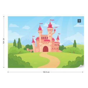 GLIX Fototapet - The Fairytale Castle of Palovia Tapet nețesute - 152,5x104 cm