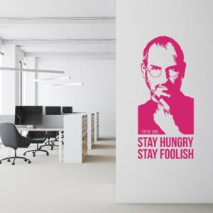 Steve Jobs quote 4 - autocolant de perete Roz 50x110 cm