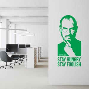 Steve Jobs quote 4 - autocolant de perete Verde 50x110 cm