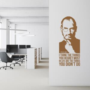 Steve Jobs quote 5 - autocolant de perete Maro 20x50 cm