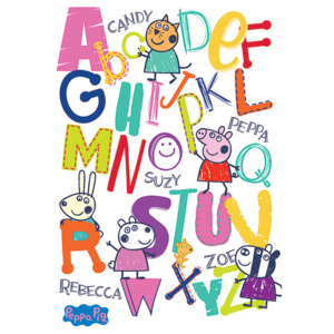 Peppa Pig - Alphabet Poster, (61 x 91,5 cm)